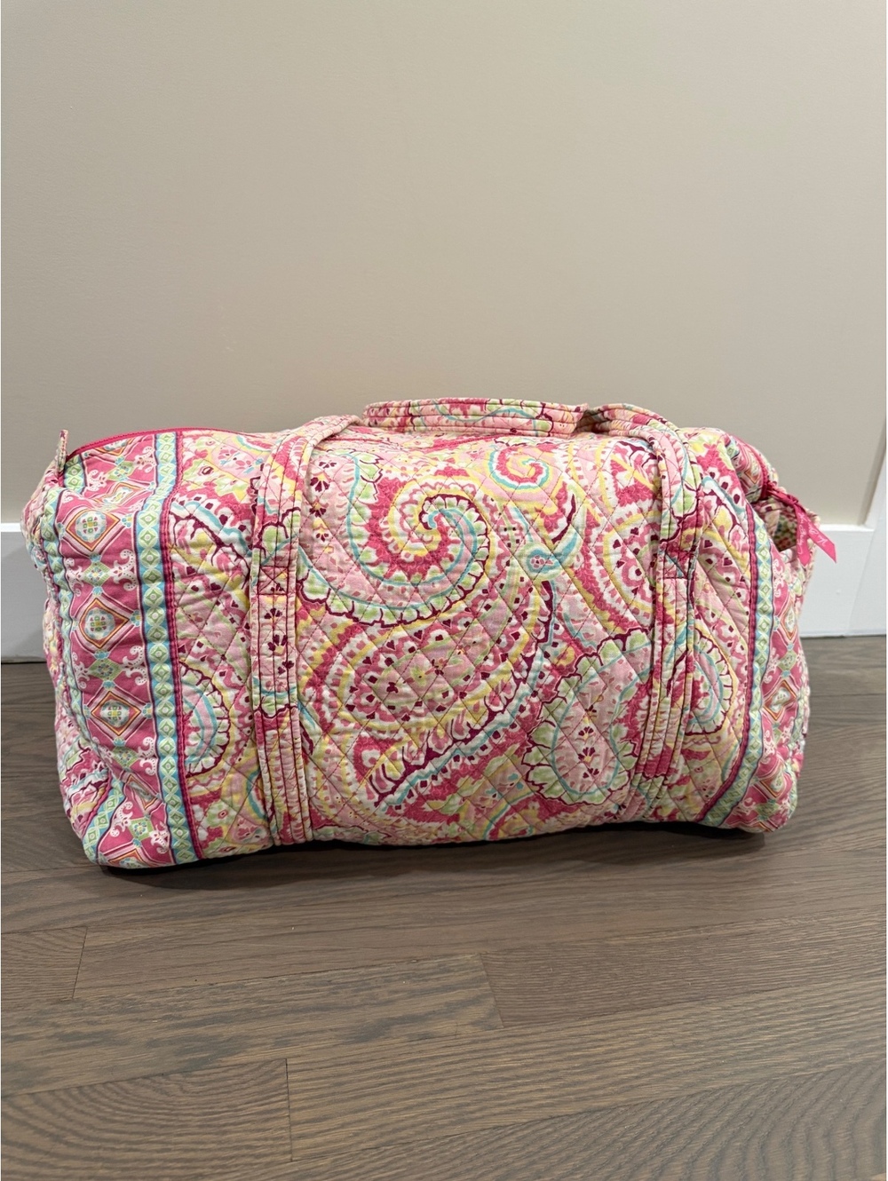 Vera Bradley Capri Melon Retired Print Large Duffle